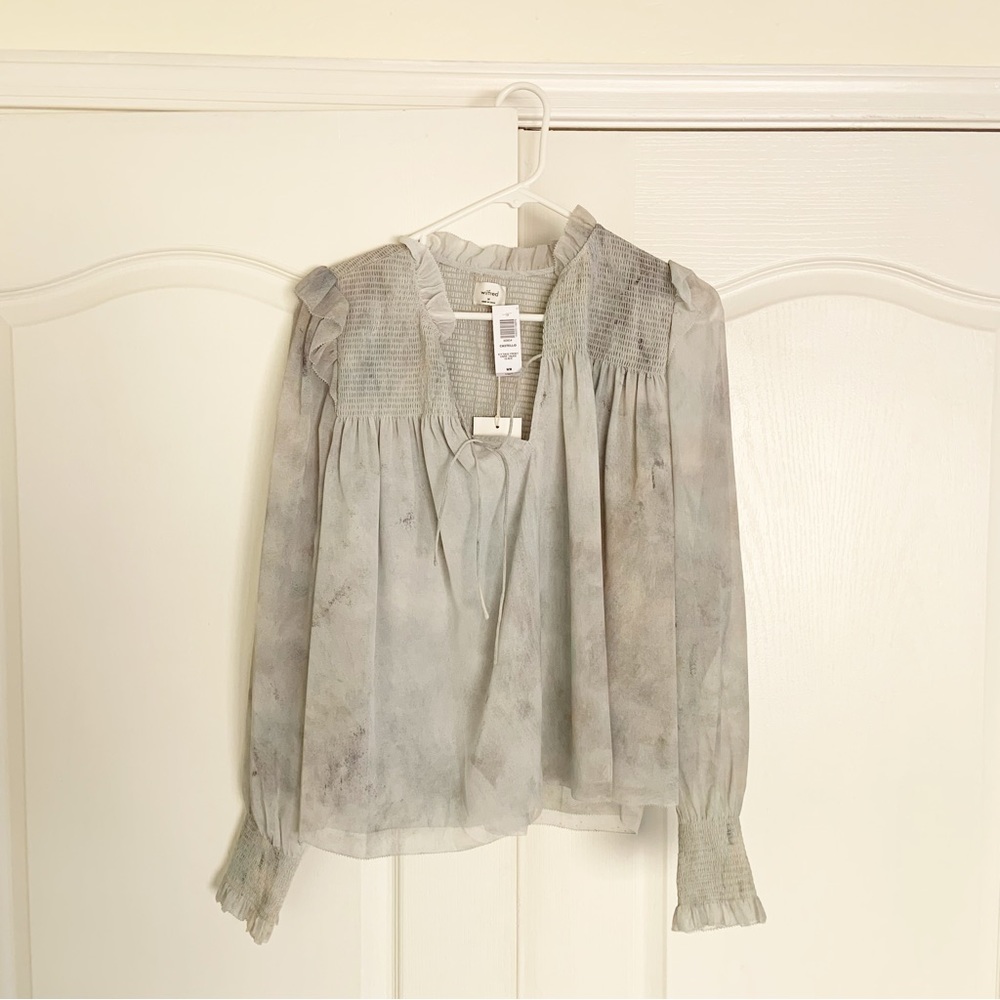 Wilfred Top Size Medium, Icy Sage Frost